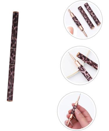 Healeved Leopard Print Double-ended Nail Art Pen Nail Art Brush Flamingo Scrunchies Nail Drawing Liner Pen Liner Brush for Nails Nail Gel Polish Nail Liner Brush Metal Double Head Nail Glue - Buy Online on GoSupps.com