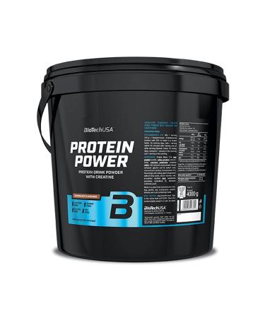 3 x Biotech USA Protein Power 4 kg bucket chocolate pack of 3
