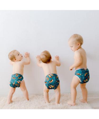 Bambooolik Duo Pocket Diaper - Velcro | Washable & Reusable | Made in EU | Ideal for Small Children | All-in-One Fleet Diapers - Buy Online on GoSupps.com