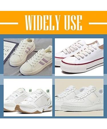 Whitening Shoe Cleansing Gel Stain Remover for White Shoes - Yellow Edge and Stain Remover with Tape and Brush (1PCS) - Buy Online on GoSupps.com