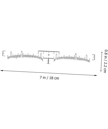 NOLITOY 300 pcs Tools Eyebrow Balance Three-point Disposable Rulers Make Tattooing Stencils Professional - Buy Online on GoSupps.com