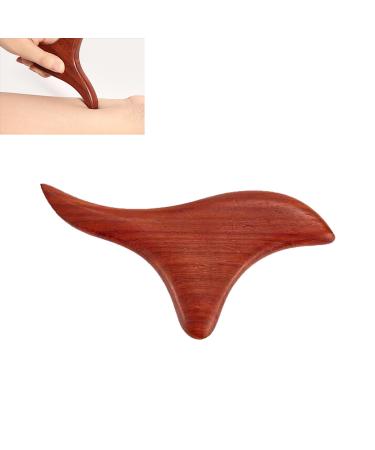 Massage device wood massage hand massage Gua Sha board tool massage sticks trigger wood massage trigger point massage wood wooden massage tab for back neck shoulders hand and feet brown