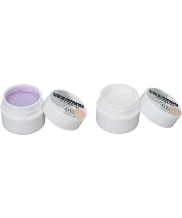 Solid Gel Nail Polish Palette Solid Nail Gel Polish Cream Nail Polish 8 Colors Pearly Shell Grain Nail Art Polish Cream Glitter Gel Polish for Salon and Nail Art DIY At Home - Buy Online on GoSupps.com