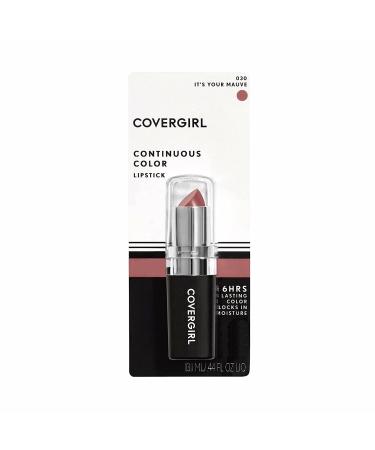 COVERGIRL Continuous Color Lipstick It's Your Mauve 030 - 0.13 oz (Packaging May Vary) - Buy Online on GoSupps.com
