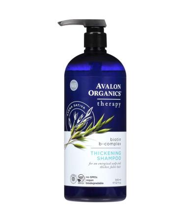Avalon Organics Therapy Thickening Shampoo, Biotin B-Complex, 32 Oz 32 Fl Oz (Pack of 1)