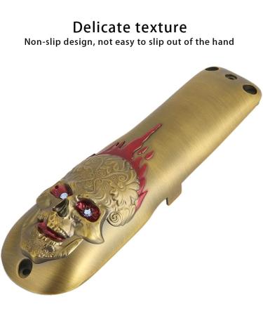 Hair Clippers Full Body Cover Electric Clipper Modified Shell Retro Style Clipper Cover Personalized Fashion Appearance Outliner Trimmer Cover (Skeleton-Gold) - Buy Online on GoSupps.com