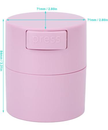 Eyelash Glue Storage Box Negative Press Button Opening Firmly Fixing Lash Extension Glue Pot for Eyelash Beauty Salon pink - Buy Online on GoSupps.com
