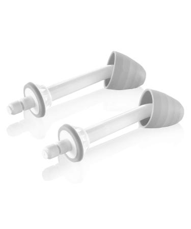Nasal Irrigator Replacement Tips - 2 Pack - Irrigation for Sinus Relief by ToiletTree Products