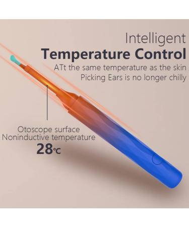 1080P Ear Camera Ear Wax Removal Tool Kit with 8 Ear Tips & LED Lights - Blue - Buy Online on GoSupps.com