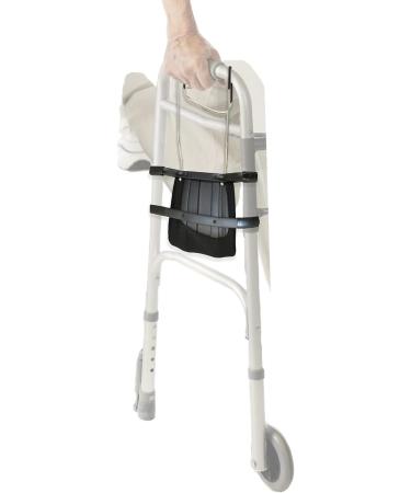 Rehabilitation Advantage Walker Knee and Leg Support - Black | Support Brace for Mobility Aid - Buy Online on GoSupps.com