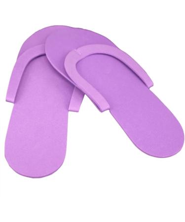 Holibanna 12 Pairs Disposable Colorful EVA Foam Slippers for Travel & Hotel Nail Art Pedicure - Random Colors - Buy Online on GoSupps.com