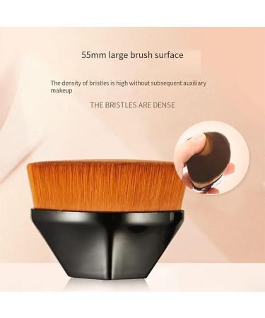 ieron 2 Pieces Foundation Brush for Liquid Makeup Petal Traceless Makeup Brush Portable Foundation Makeup Brush Beauty Tool (Pink Black) - Buy Online on GoSupps.com