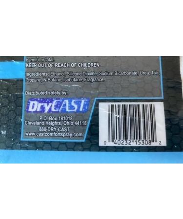 Cast Comfort Itching & Odor Relief Spray | Cooling & Cleaning for Itchy Casts - Blue Single - Buy Online on GoSupps.com
