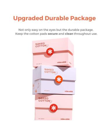 White Rabbit Premium Cosmetic Cotton Sheets - 200 Perforated Sheets for Perfect Skin Care - Buy Online on GoSupps.com