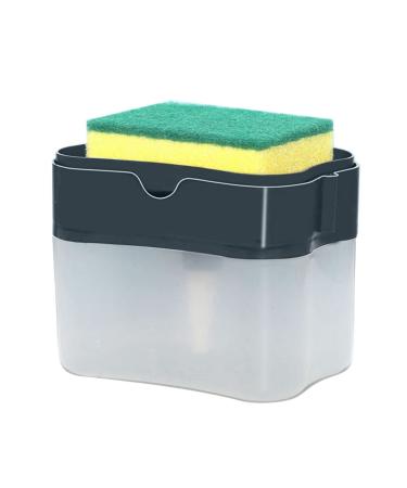 Washing Liquid Dispenser Easy to Use 2-in-1 Dishwasher Detergent Dispenser (Navy Blue)