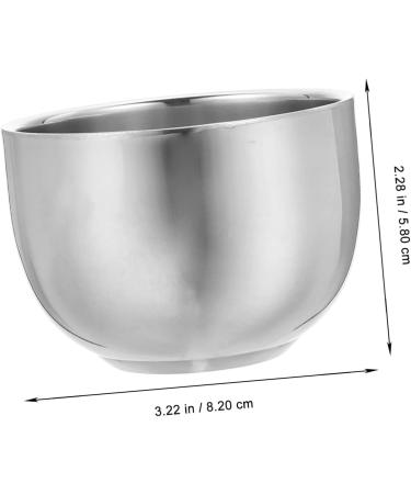Frcolor 3-Pack Double-Walled Stainless Steel Shaving Bowl Set - Razor Accessories & Foam Container for Men - Ideal for Shaving Soap & Beard Kits - Buy Online on GoSupps.com