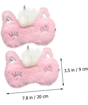 NOLITOY 4 Pcs Plush Sleep Eye Masks - Soft Furry Eye Covers for Restful Sleep | Breathable Sleep Masks for Travel & Relaxation - Buy Online on GoSupps.com