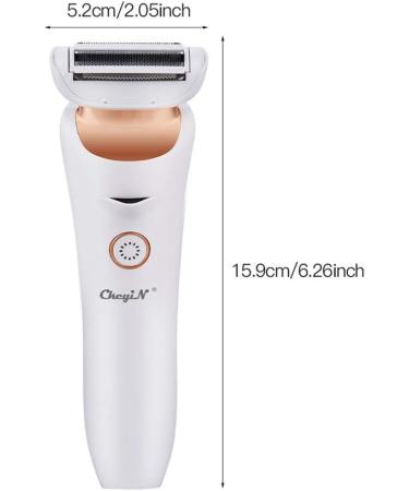 3-in-1 Women's Electric Razor | USB Rechargeable Cordless Hair Remover and Trimmer by CkeyiN | Ideal for Legs, Bikini Line, and Underarms | Wet and Dry Shaving | Painless Results - Buy Online on GoSupps.com