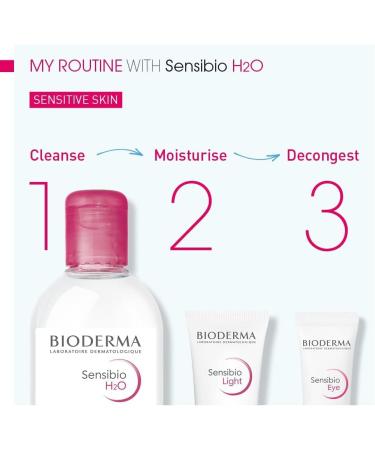 Bioderma Sensibio H2O 500ml with Pump - Gentle Micellar Water - 1 Pack - Buy Online on GoSupps.com
