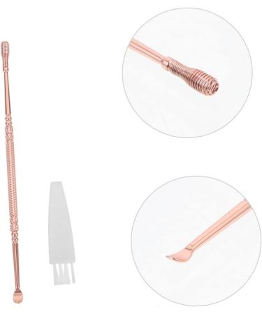 Spiral Ear Spoon | Reusable Ear Cleaner & Ear Wax Removal Kit - Stainless Steel | Outdoor Rose Gold | Efficient Earwax Removal Tool - Buy Online on GoSupps.com