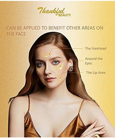 Thankful Beauty Gold Hydrogel Collagen Eye Mask - 60 Pieces | Under Eye Rejuvenation & Brightening - Buy Online on GoSupps.com