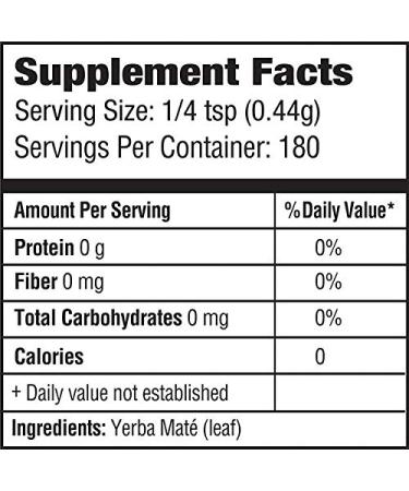 Buy Wisdom Natural Yerba Mate Instant Tea - Unsweetened, 2.82 oz | Boost Energy & Wellness - Buy Online on GoSupps.com