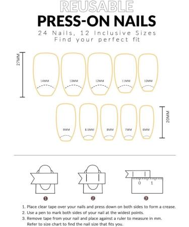 tesrgre Blue French Wearable Nails Wearable Press on Nails False Nail Tips Full Cover Nail Tips Art Finished Nails - Buy Online on GoSupps.com
