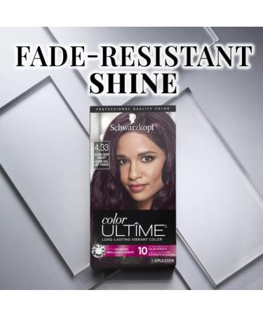 Schwarzkopf Color Ultime Hair Color Cream 4.33 Ultra Deep Violet - Salon-quality Vibrant Hair Color - Buy Online on GoSupps.com