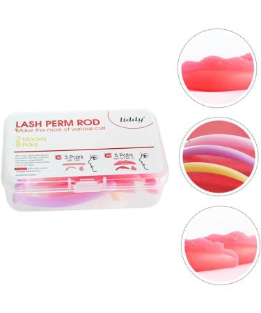 8 Pairs Silicone Eyelash Perming Pads - Hot Eyelashes Grafting & Curling Shields | Perfect for Extensions & Perming - 8.6x5.4cm - Buy Online on GoSupps.com