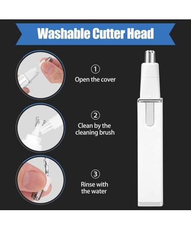 Nose and Ear Hair Trimmer for Men - Portable Razor Clipper Kit for Travel Home & Office - Black - Buy Online on GoSupps.com