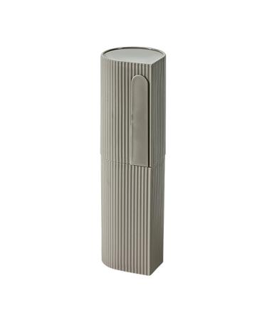 Travel Toothbrush Cup Set Portable Lightweight Wash Toothpaste Toothbrush Storage Box for Traveling (Gray)