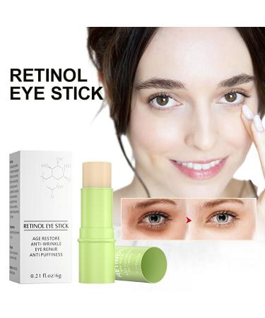 2 Pcs Retinol Eye Cream Stick Moisturizing Eye Cream Stick for Fine Lines Wrinkles Dark Circles and Puffy Eyes Eye Treatment Cream 0.21 FL OZ Each - Buy Online on GoSupps.com