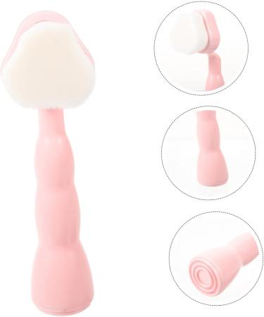 Ipetboom Cleansing Facial Brush Facial Exfoliating Brush Face Scrubber Brush Cleansing Brush Face Cleaning Brush Lip Gloss Stickers Facial Exfoliator Brush Miss Gentle Blackhead Brush Fiber - Buy Online on GoSupps.com