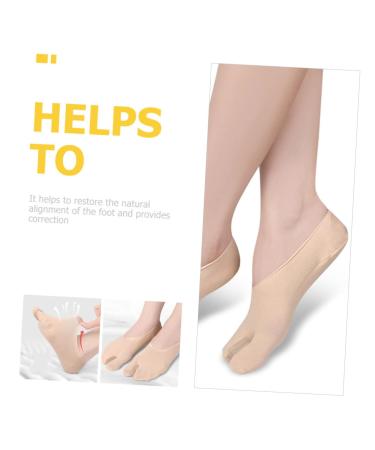 Healeved 5 Pairs Separator Boat Socks | Bunion Protector & Straightener | Unisex Polyester Fiber Socks for Comfort & Support - Buy Online on GoSupps.com