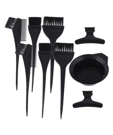 9 Pi ces Kit pour Capillaire Ensemble Outils de Coloration Brosses Bol et Outils Pratiques pour Diy et Salon
