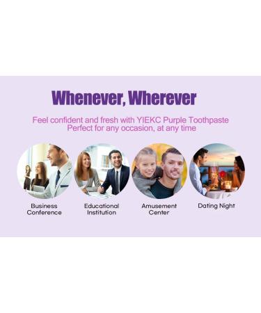 Purple Toothpaste for Teeth Whitening | V34 Colour Corrector & Stain Removal | Sensitive Teeth Booster - Buy Online on GoSupps.com