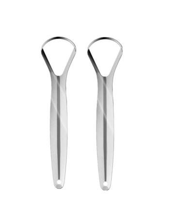 Wmool Stainless Steel Tongue Scraper Metal Cleaner Care Brush Breath J2F6 & Environmentally Friendly Reusable Fresh