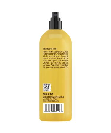 Botanic Hearth Keratin Hair Spray with Biotin, Vitamin E & Minerals - 8 fl oz - Made in USA - Buy Online on GoSupps.com