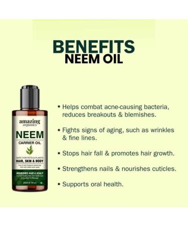 Neem Oil - Natural Skincare & Plant Care | Best for Skin Nourishment - Shop Internationally - Buy Online on GoSupps.com