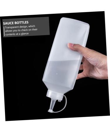 Zerodeko 3 Pcs Squeeze Sauce Bottle Syrup Bottle Food Grade 25x8x6cmx3pcs Whitex3pcs - Buy Online on GoSupps.com