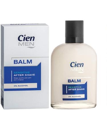 Cien Men Sensitive After Shave Balm - 0% Alcohol 100ml | Soothing & Hydrating Shave Care for Men - Buy Online on GoSupps.com