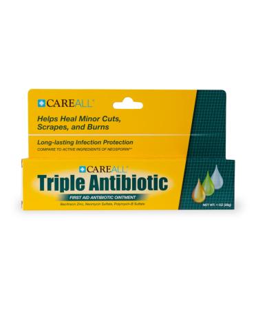 CareAll  1oz Triple Antibiotic Ointment  First Aid Ointment for Minor Scratches and Wounds and Prevents Infection  Compare to The Active Ingredients of Leading Brand - Buy Online on GoSupps.com