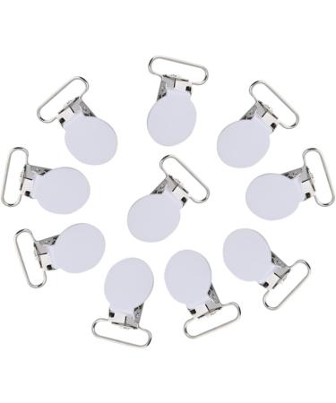 Nipple Clip 25mm - Durable Round Snap Fastener for DIY Clothing Accessories Pacifier Holder & Bib Clip (Gray) | International Shipping Available - Buy Online on GoSupps.com