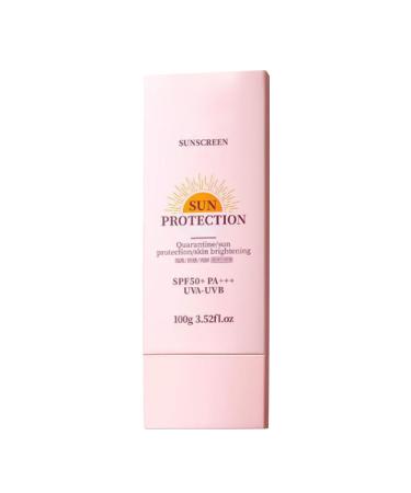Sun Cream Sun Cream for Women Color Care 100g Light Waterproof Facial Moisturizing Care for Body Makeup Travel