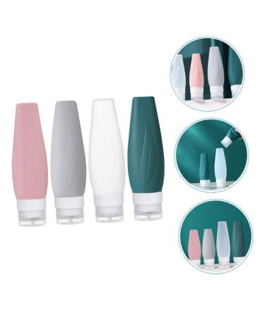 1 Set Silicone Travel Bottles - Reusable Squeeze Bottles for Cosmetics - Perfect Travel Supplies for Women - Buy Online on GoSupps.com