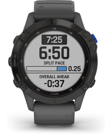 Garmin Fenix 6 Pro Solar Smartwatch Bundle - Black/Slate Gray with Screen Protector - Buy Online on GoSupps.com