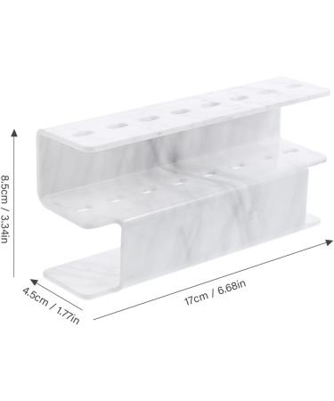 Cabilock Acrylic Tweezers Holder Lash Extension Supplies Tweezer Holder Stand Lash Extension Supply Stand Makeup Brush Holder Tweezers Storage Holder 8 Holes White - Buy Online on GoSupps.com