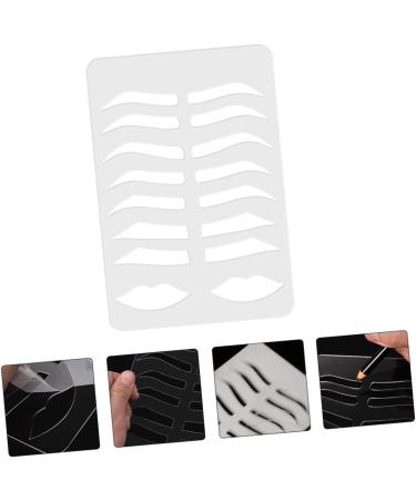 Balacoo 2pcs Tool Stencil Shaping Lip Shape Practical Women for Template Drawing Draw Practice Board Shaper 1 count (Pack of 1) Transparentx2pcs - Buy Online on GoSupps.com
