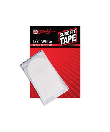 KR Strikeforce Sure Fit Tape White Pack of 30-1/2 Inch