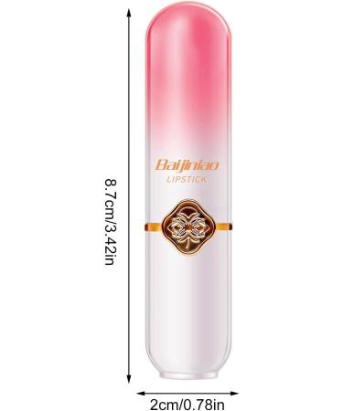 Moisturizing Lip Balm | Color Changing Lip Gloss Balm Lip Care Moisturizer Peach Flavor | Nourishing & Long Lasting Repairing Balm for Chapped Dry & Neamou Lips - Buy Online on GoSupps.com